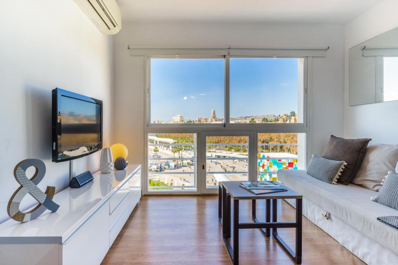 Апартаменты Lu&Cia Malaga Skyline Экстерьер фото