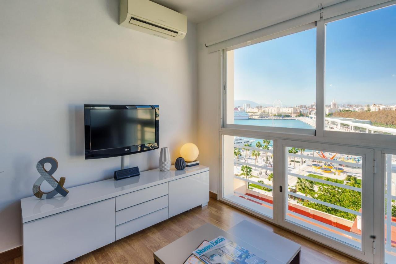 Апартаменты Lu&Cia Malaga Skyline Экстерьер фото