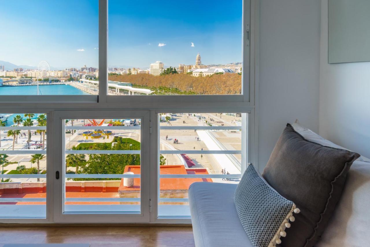 Апартаменты Lu&Cia Malaga Skyline Экстерьер фото